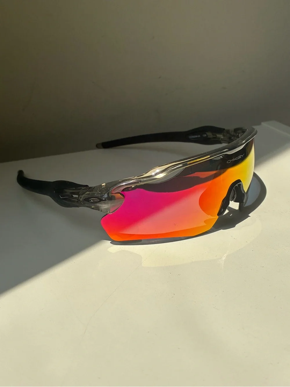 Oakley Radar EV Path Sunglasses - Grey ink frame with vibrant prizm road lenses